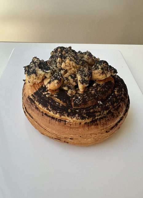 Brioche sfogliata al cioccolato